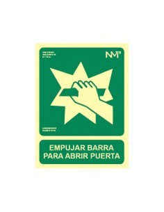 Señal Empujar Barra clase B homologada PREMIUM