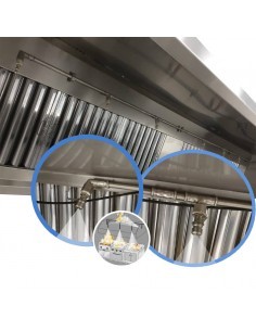 Extinción automática campana mural 200 cm