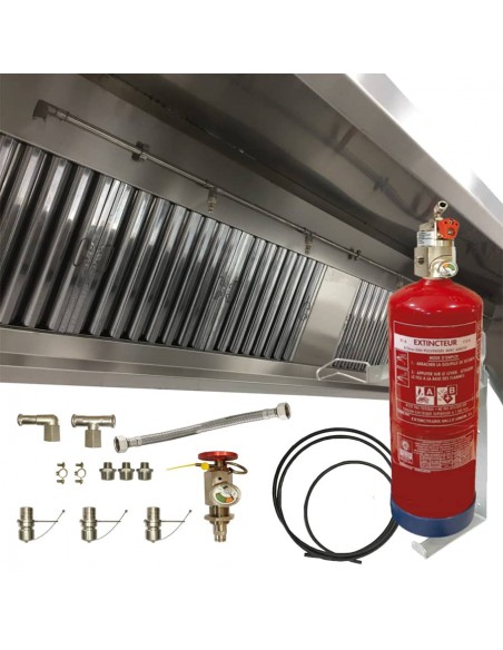 Extincion automatica campana central 250 cm