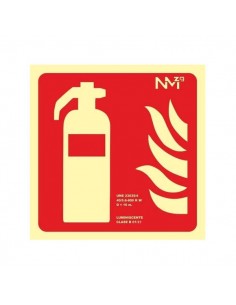 Señal Extintor contra incendios homologada Clase B 21x21 cm PREMIUM