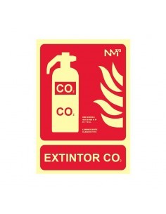 Señal Extintor Co2 Clase B PREMIUM