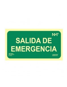 Señal Salida emergencia clase B PREMIUM